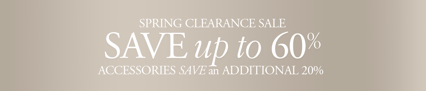 The Quiet Moose Spring Clearance Sale