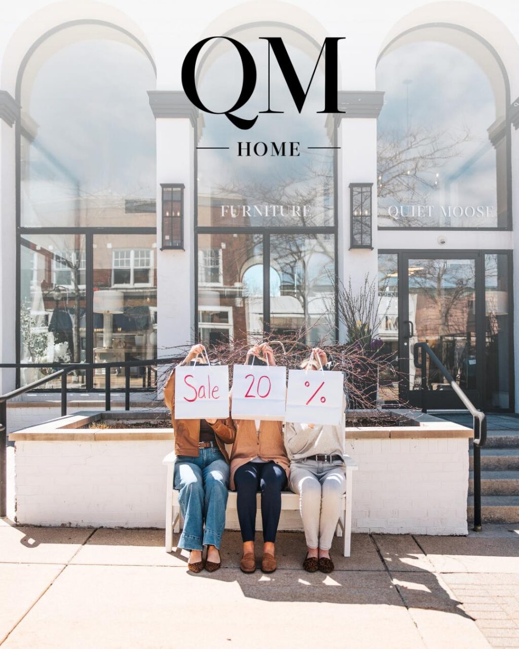 The QM Home Spring Sale is coming soon! 
From May 15 through June 1, enjoy 20% OFF storewide, including both in-stock pieces and special orders. 
Even better? We’re offering FREE delivery anywhere in Michigan. In-stock items are available for immediate free delivery, and special order items will qualify for free delivery once they arrive.
Now is the perfect time to refresh your space, order the piece you’ve been eyeing, or finally say yes to that dream furniture find. Stop in and shop the sale at Quiet Moose Home.
May 15 - June 1 only!
