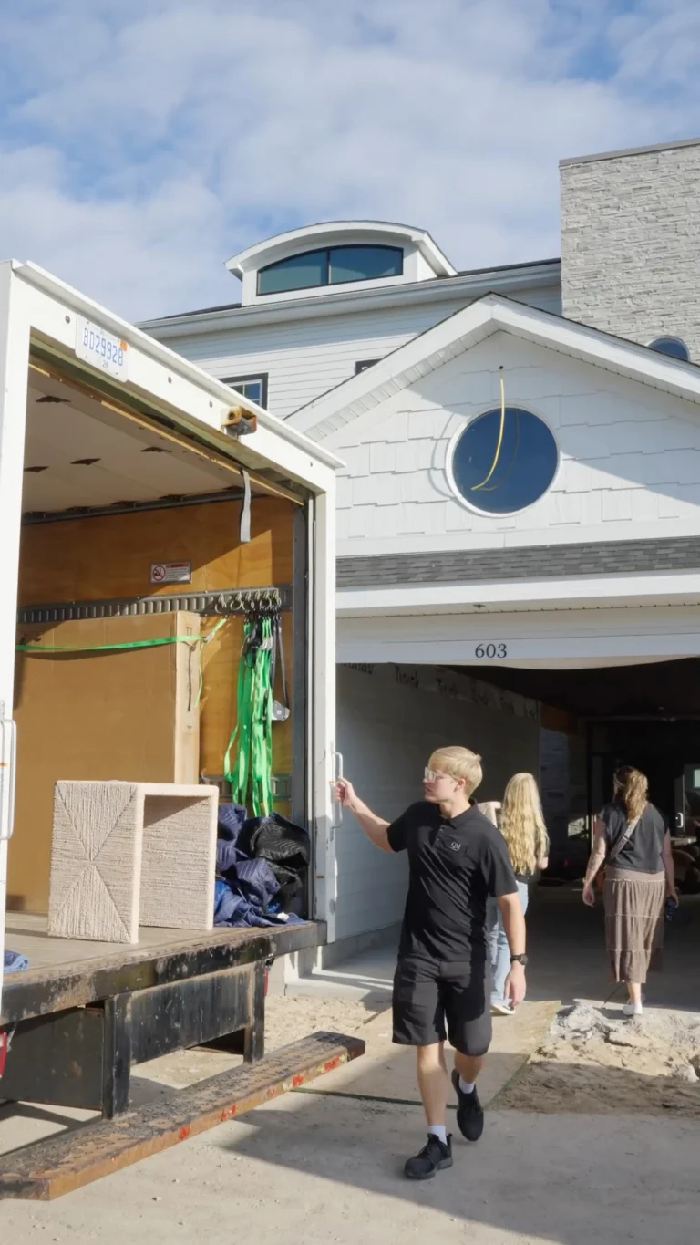 From the warehouse to the final placement. Install day is where months of planning become something you can finally walk through. Our team handles each piece, our designers fine-tune every placement, and slowly the space starts to feel complete. The final layer of the QM design process.