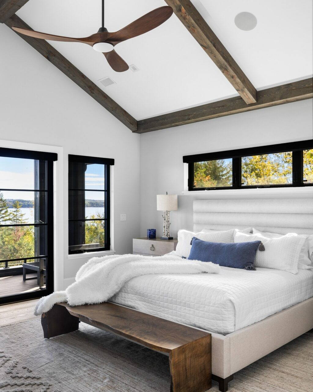 There’s something about a bedroom that doesn’t try too hard… and still gets everything right.

Soft layers. Clean lines. A little contrast from the beams above. And just enough texture to make it feel like you never want to leave.

This isn’t just where the day ends… it’s where it resets.

Would you keep it this calm, or add a little more mood?