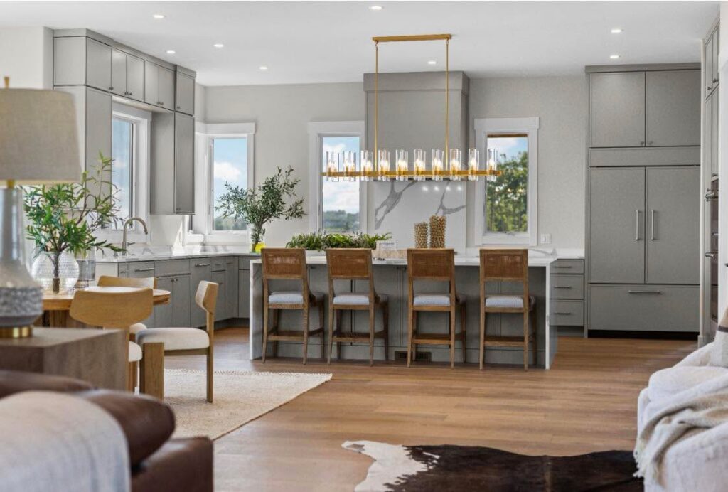 From blueprint to beautifully lived-in.

This kitchen is another look inside a year-long development project where every detail had a part to play, from the build itself to the final styling that makes the space feel complete.

We loved seeing this home come together alongside the developers and real estate team who helped bring the larger vision to life. And from the layered textures to the warm wood tones, soft neutrals, and those finishing touches that make a room feel intentional, this is where the Quiet Moose design side really gets to shine.

A space made for gathering, lingering, and maybe never leaving the kitchen island.

Design + styling: Quiet Moose Home
Real Estate: patleavyrealestate
Cabinets: prestonfeatherbuildingcenter
Counters: tjmarblegranite
